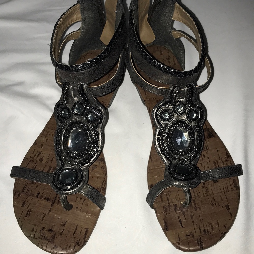 Pewter Jellypop Sandals